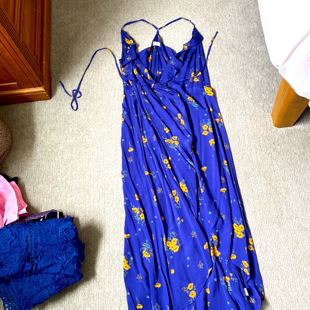 Purple/Blue Womens Poppy Summer Dress